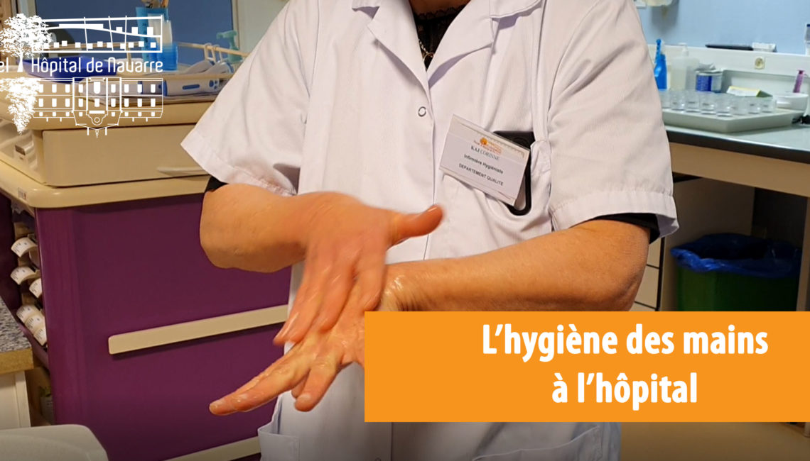 vidéo hygiène des mains à l'hôpital